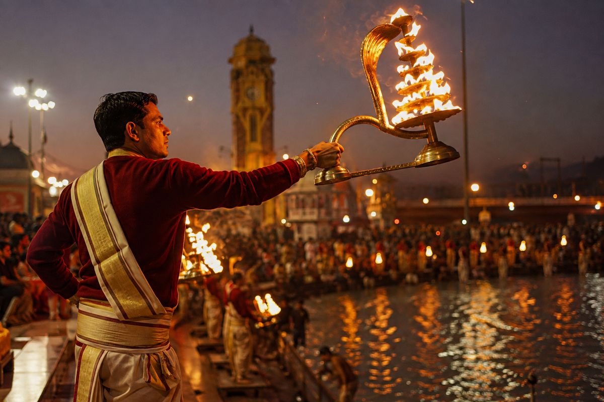 Ganga Aarti at Har Ki Pauri